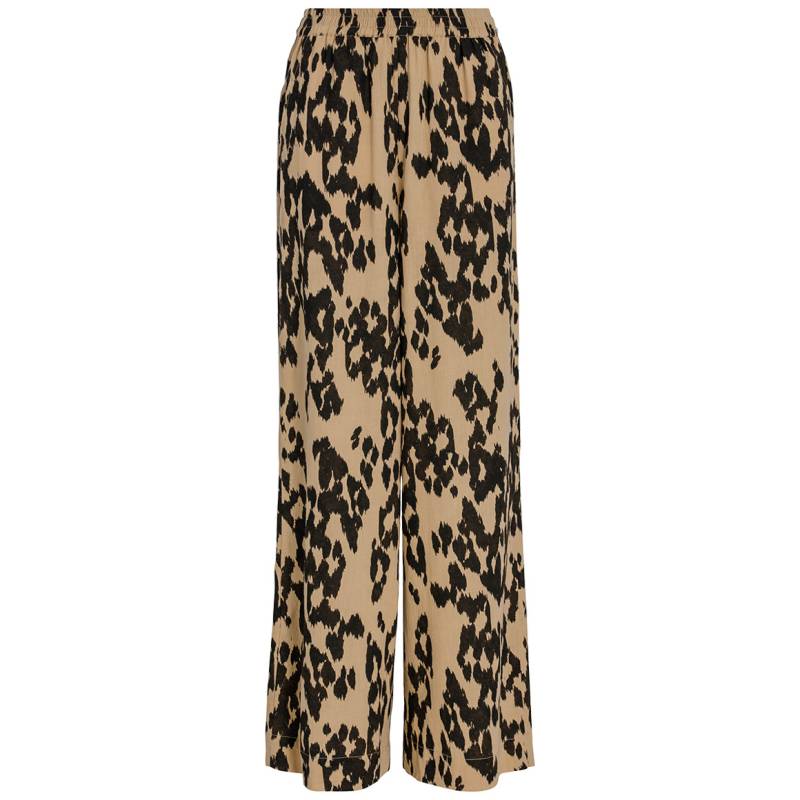Damen Leinen-Hose im Leo-Look von Gina Benotti