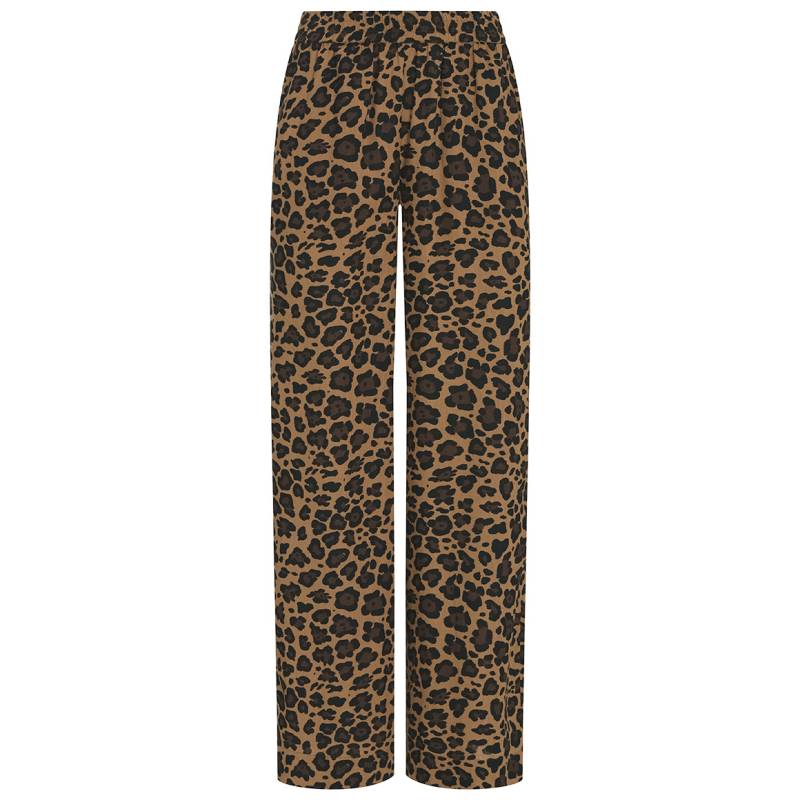 Damen Leinen-Hose im Leo-Look von Gina Benotti