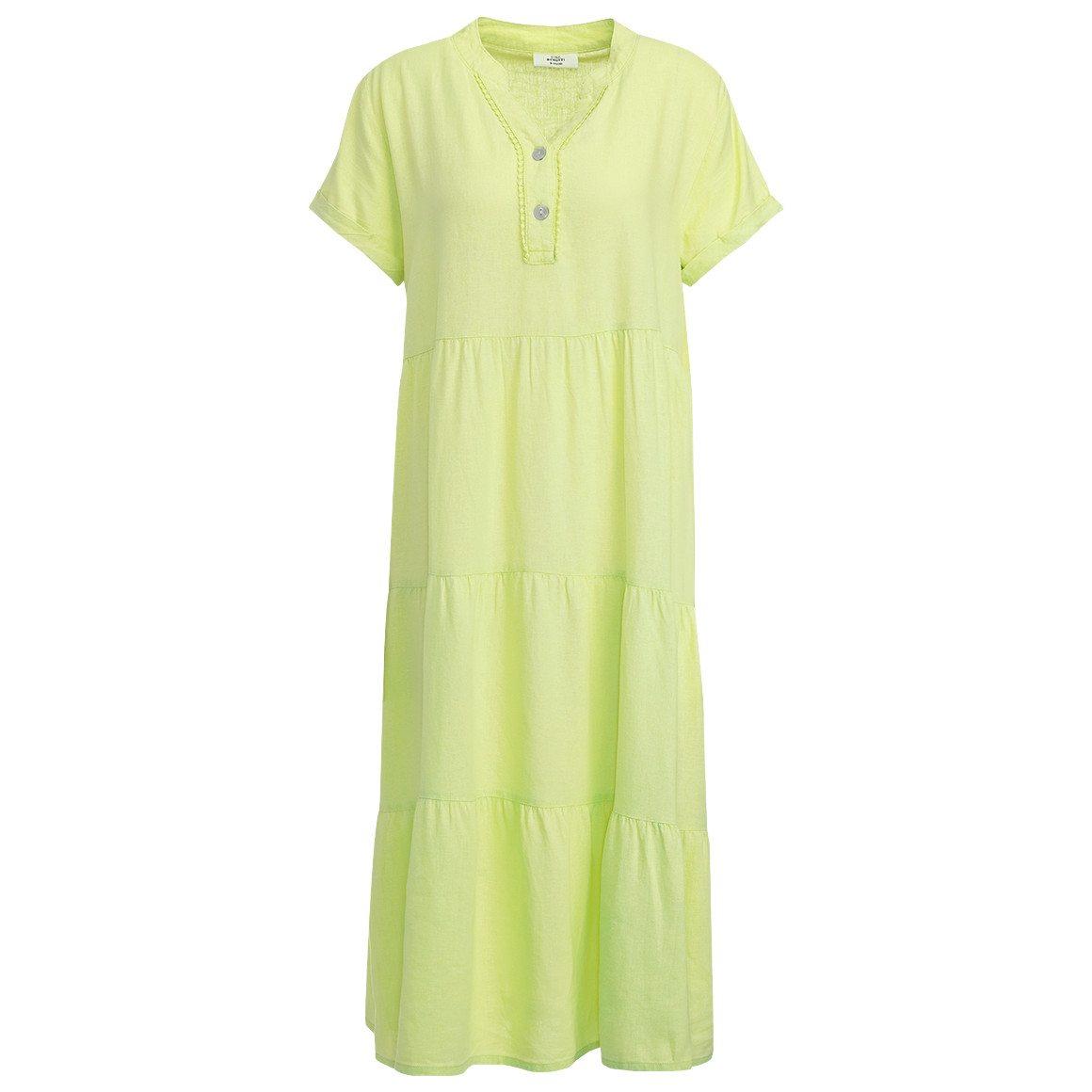 Damen Leinen-Kleid mit Volants Damen Leinen-Kleid mit Volants von Gina Benotti