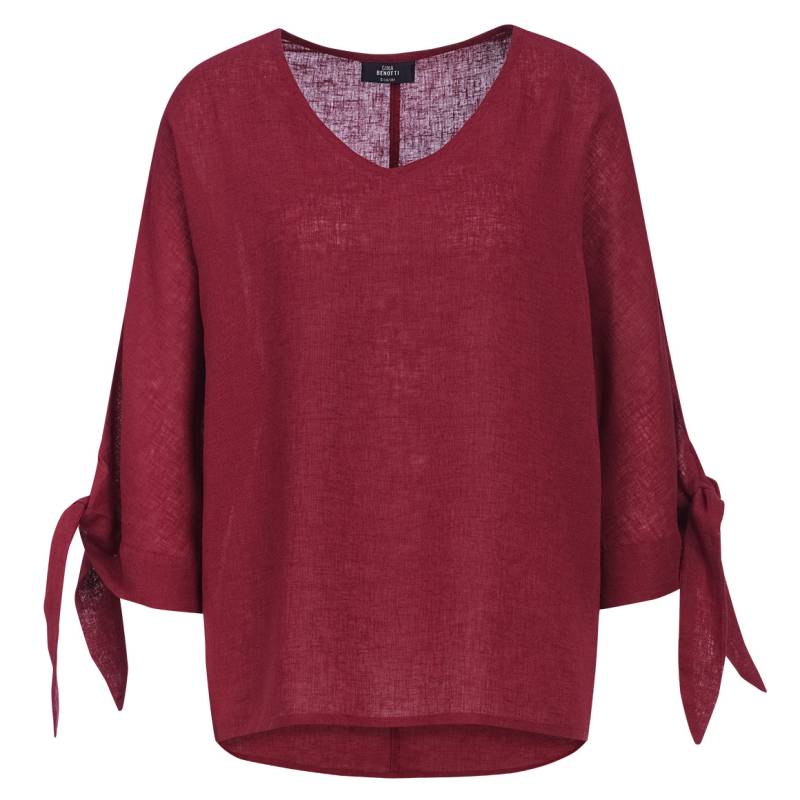 Damen Leinen-Tunika mit Bindebändern Damen Leinen-Tunika mit Bindebändern von Gina Benotti