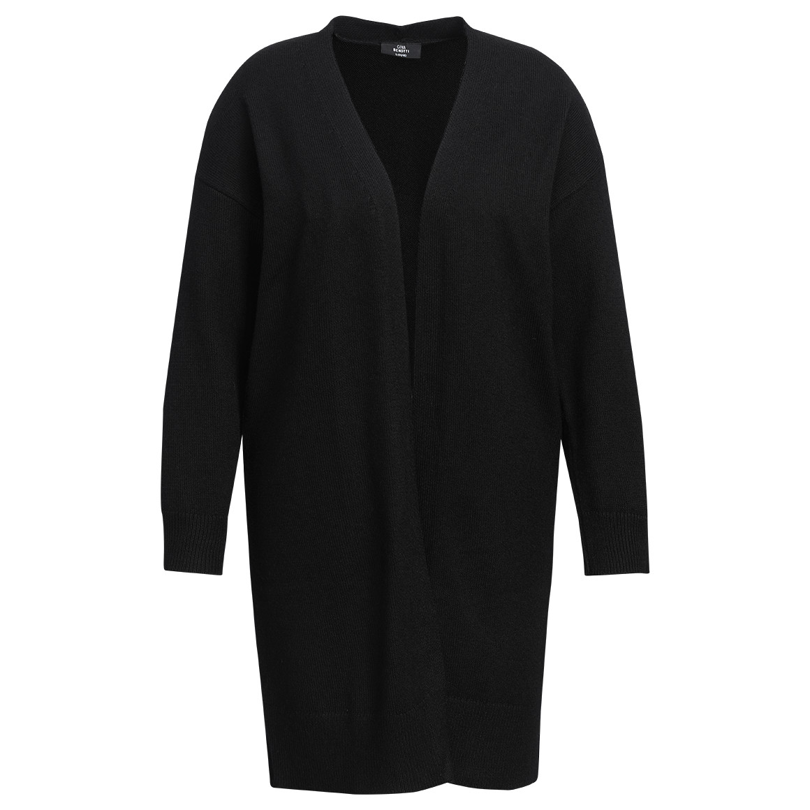 Damen Long-Strickjacke mit Wolle von Gina Benotti