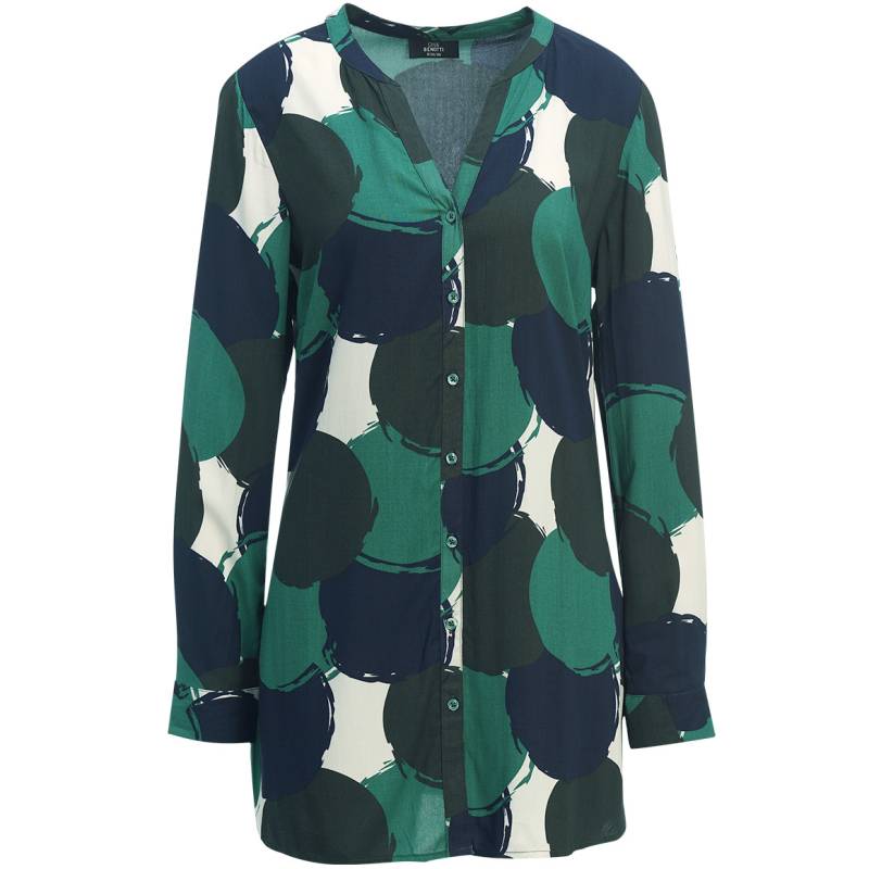 Damen Longbluse mit Turn-up-Ärmeln von Gina Benotti
