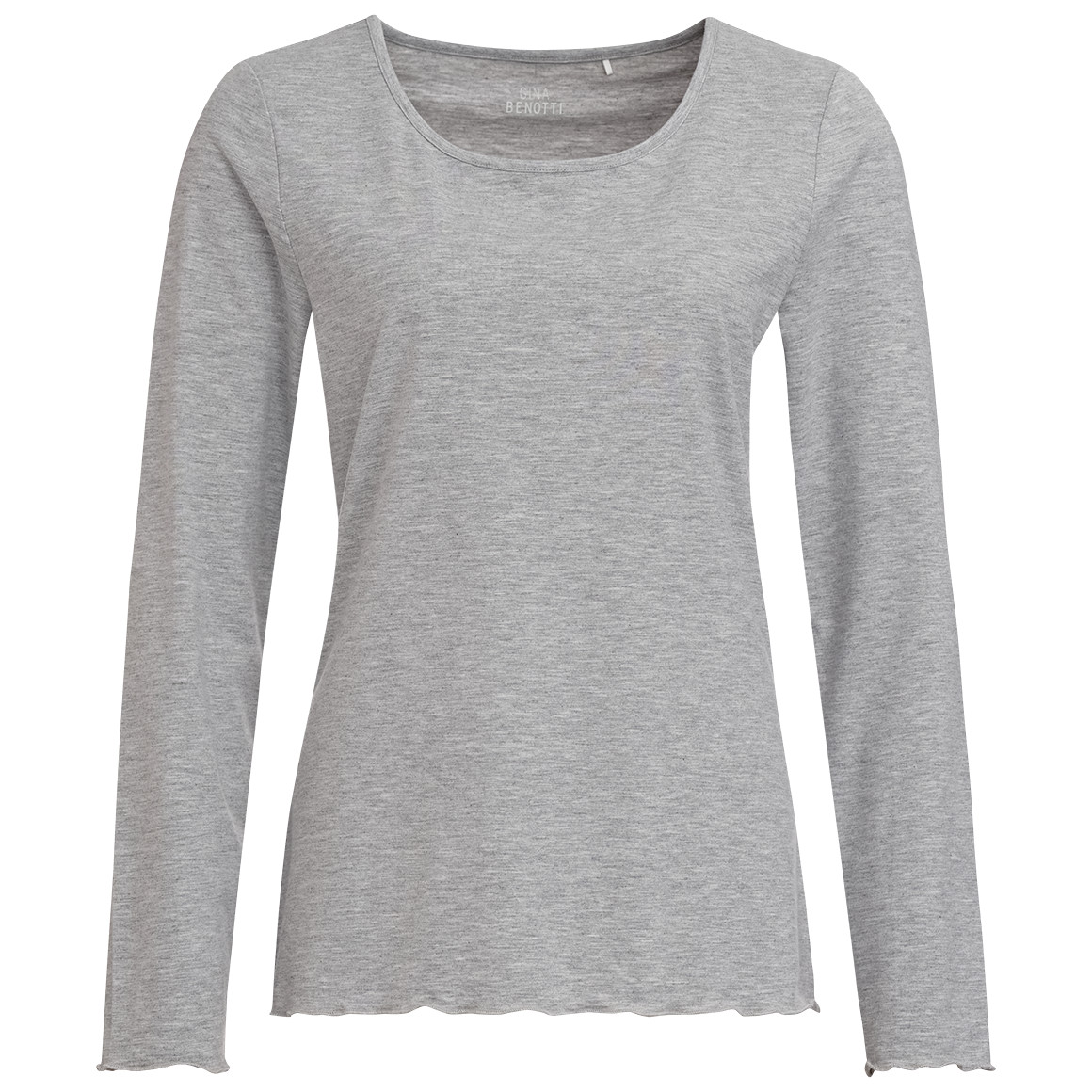 Damen Loungewear-Langarmshirt in Unifarben Damen Loungewear-Langarmshirt in Unifarben von Gina Benotti