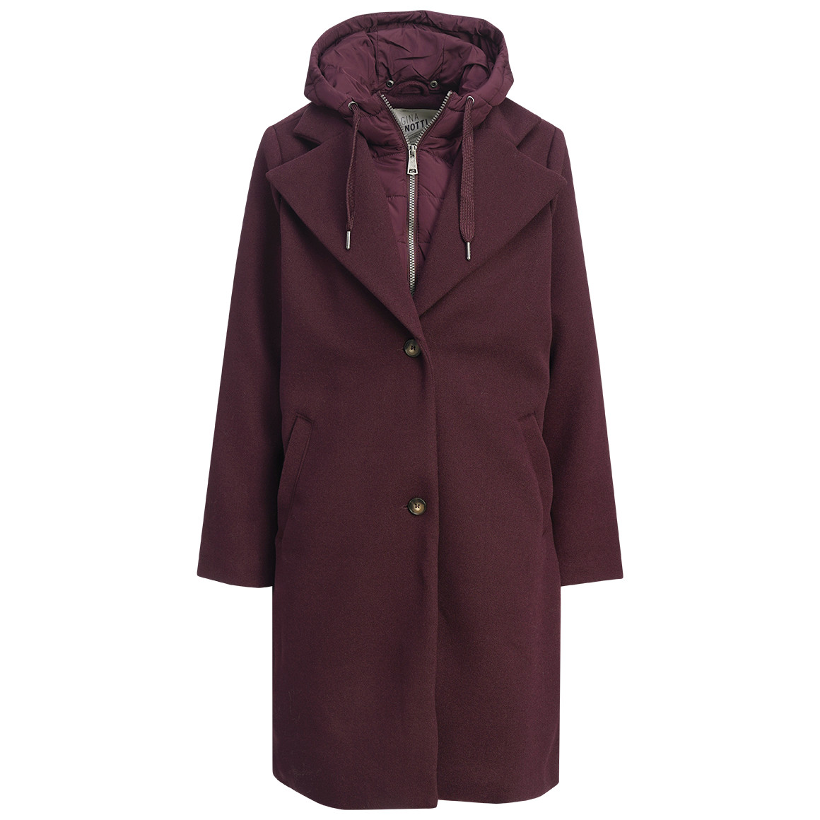 Damen Mantel mit Steppeinsatz Damen Mantel mit Steppeinsatz von Gina Benotti