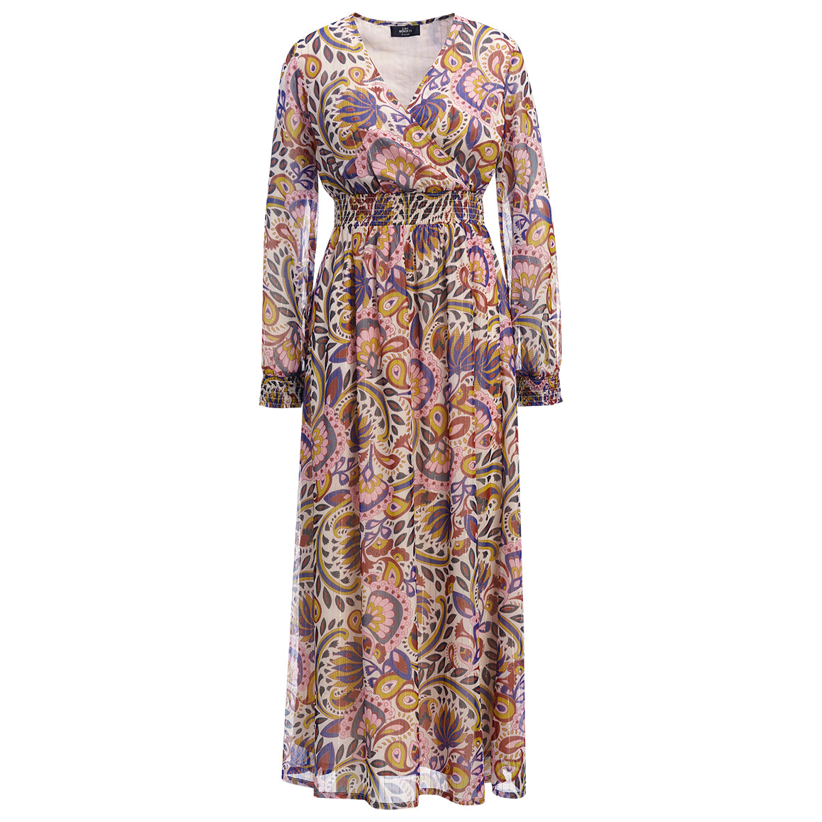 Damen Maxikleid mit Paisley-Muster von Gina Benotti