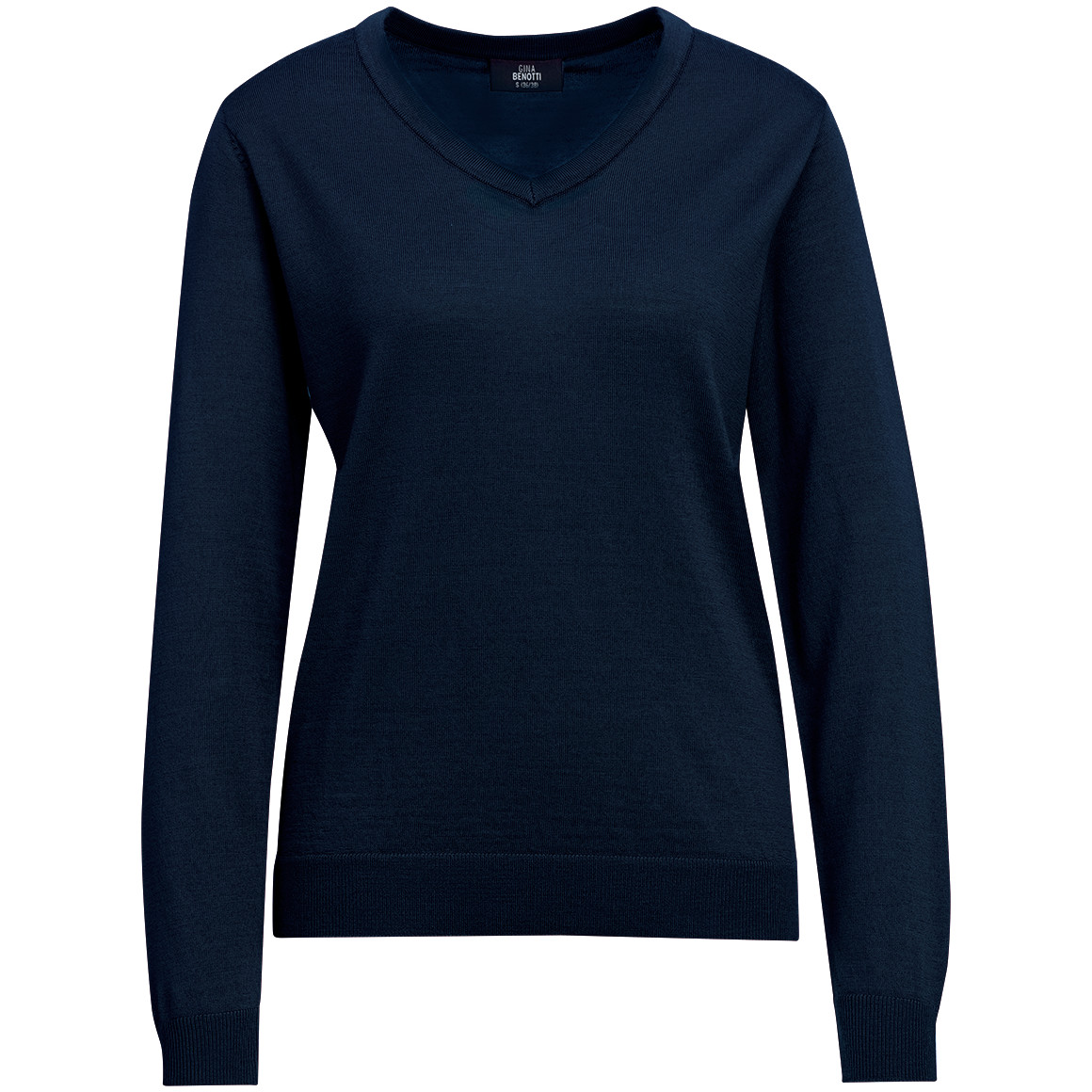 Damen Merino-Langarmshirt mit V-Ausschnitt Damen Merino-Langarmshirt mit V-Ausschnitt von Gina Benotti