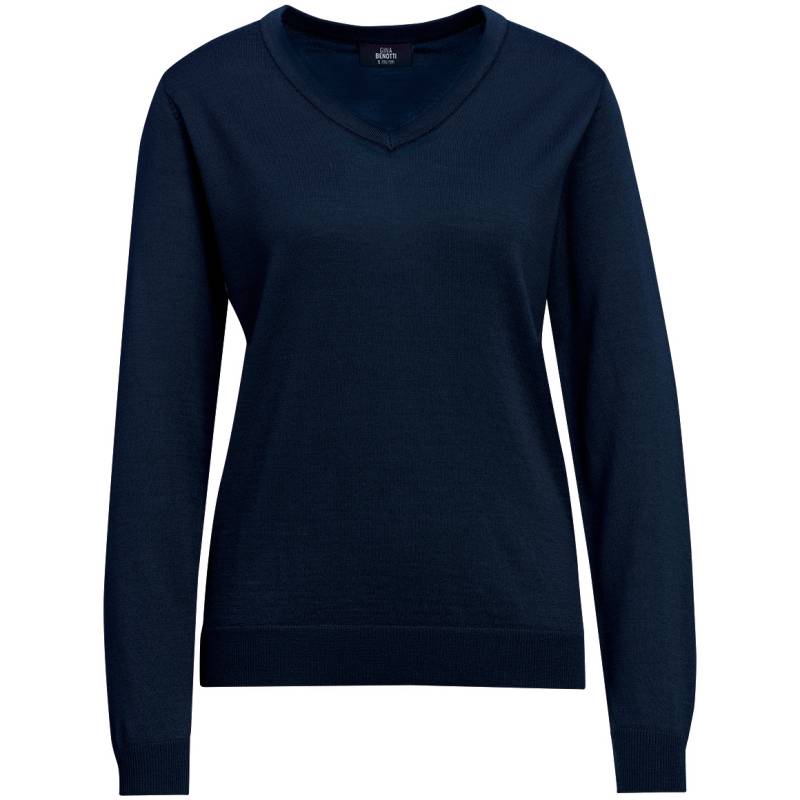 Damen Merino-Langarmshirt mit V-Ausschnitt Damen Merino-Langarmshirt mit V-Ausschnitt von Gina Benotti