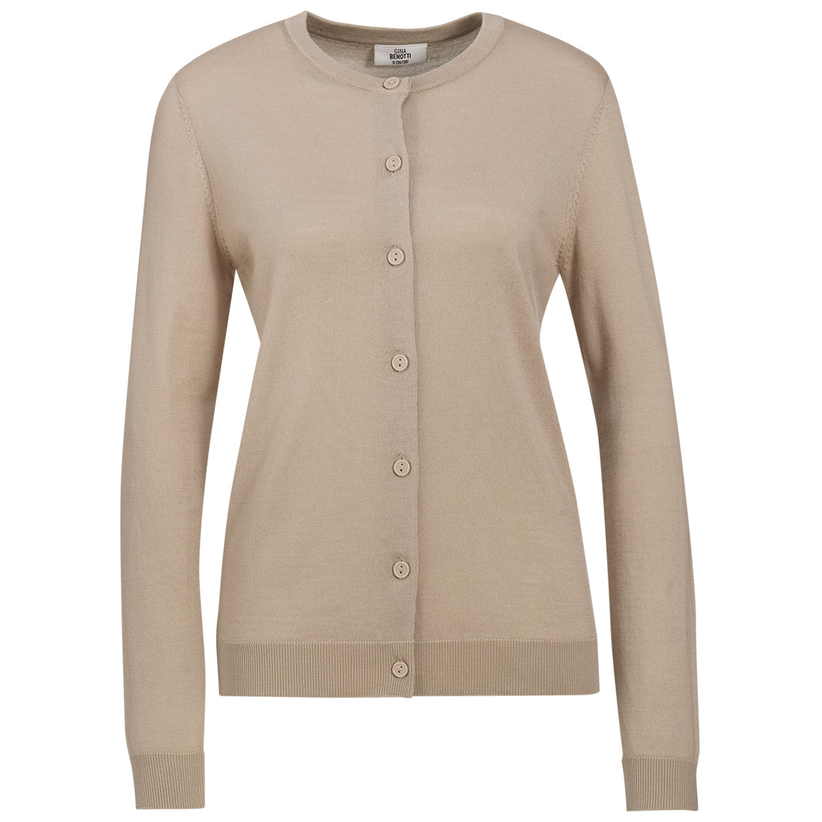 Damen Merino-Strickjacke in Unifarben Damen Merino-Strickjacke in Unifarben von Gina Benotti