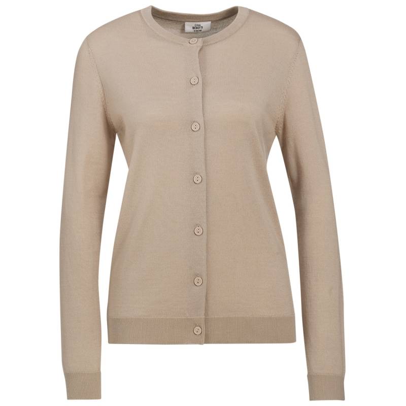 Damen Merino-Strickjacke in Unifarben Damen Merino-Strickjacke in Unifarben von Gina Benotti