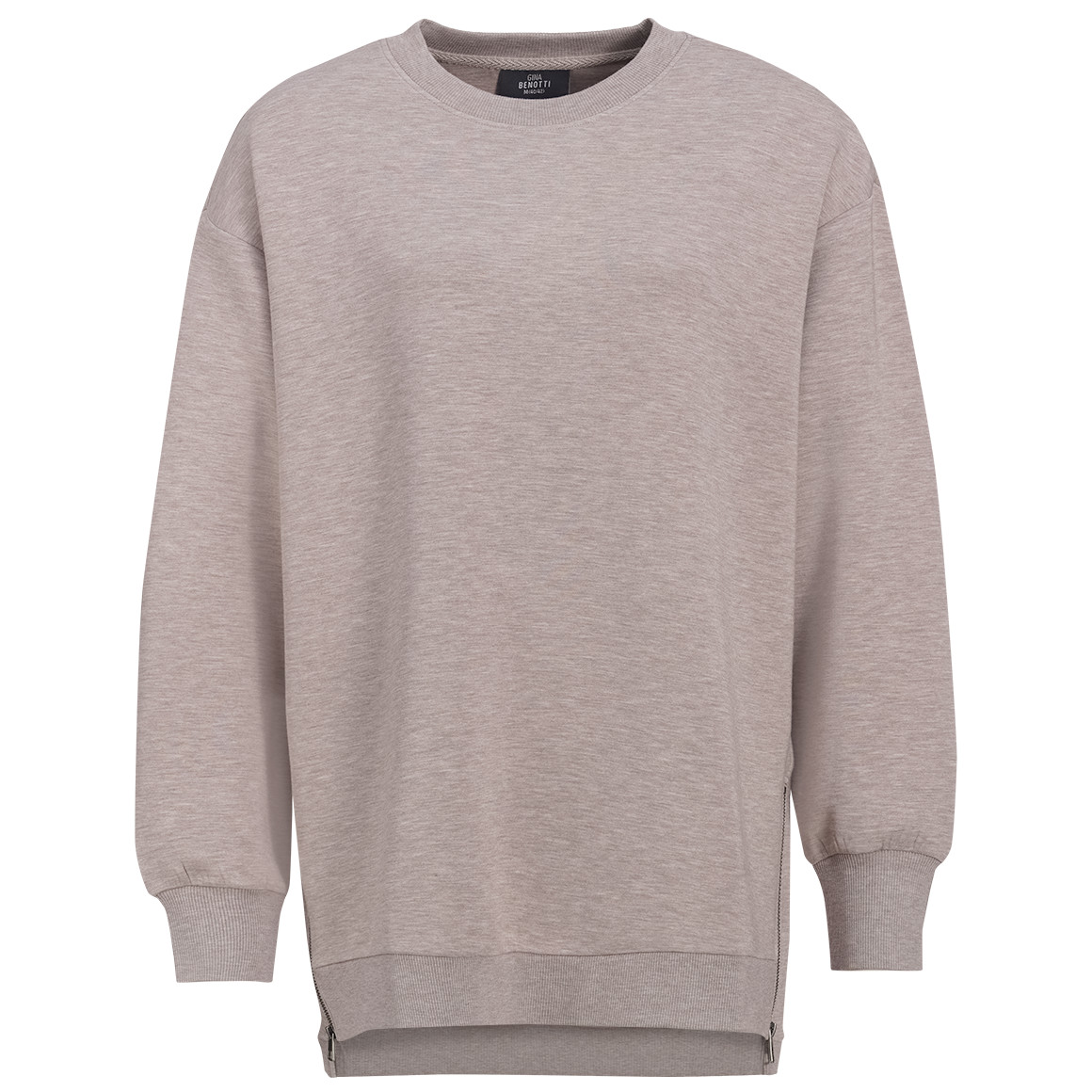 Damen Modal-Shirt mit Zipper seitlich Damen Modal-Shirt mit Zipper seitlich von Gina Benotti