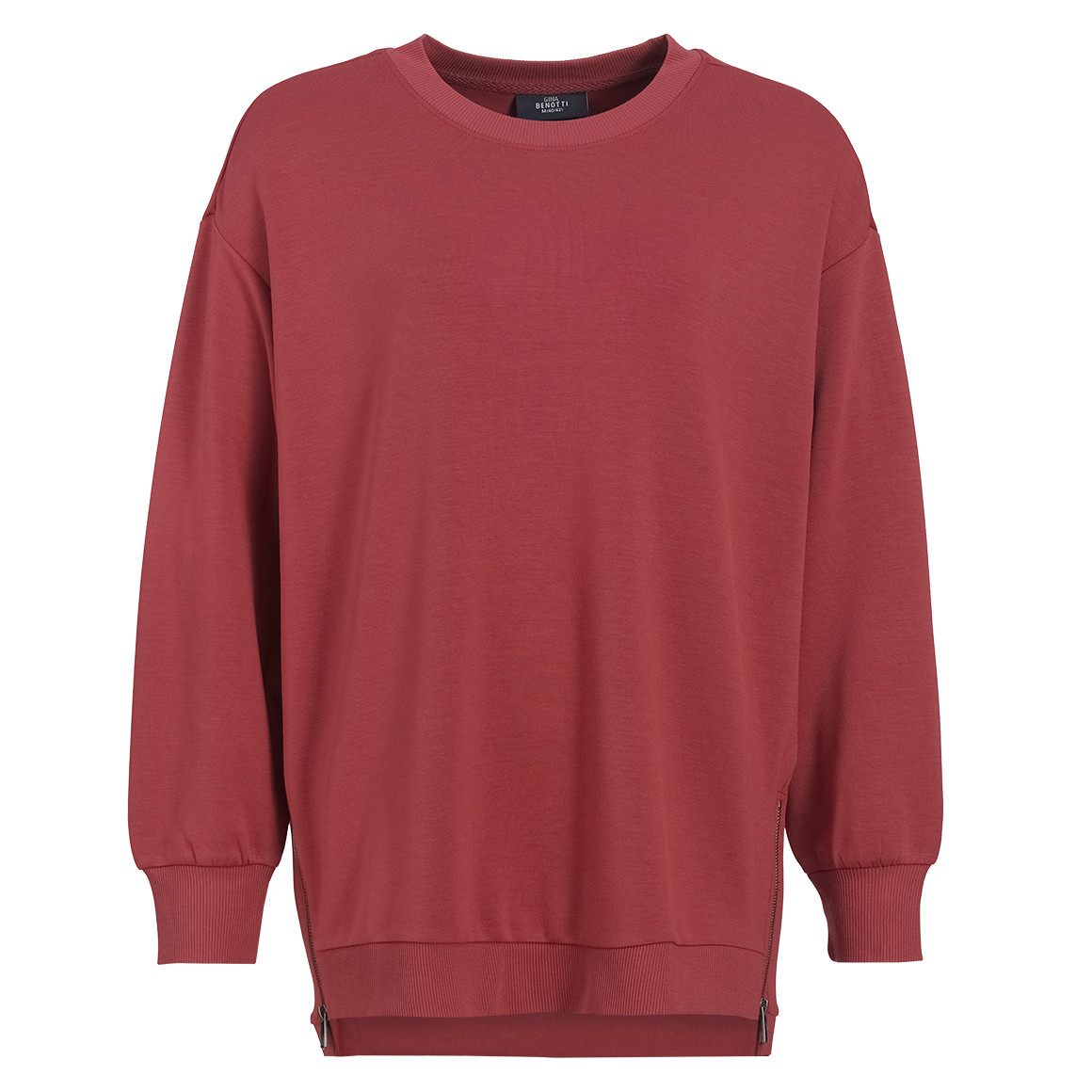 Damen Modal-Shirt mit Zipper seitlich Damen Modal-Shirt mit Zipper seitlich von Gina Benotti