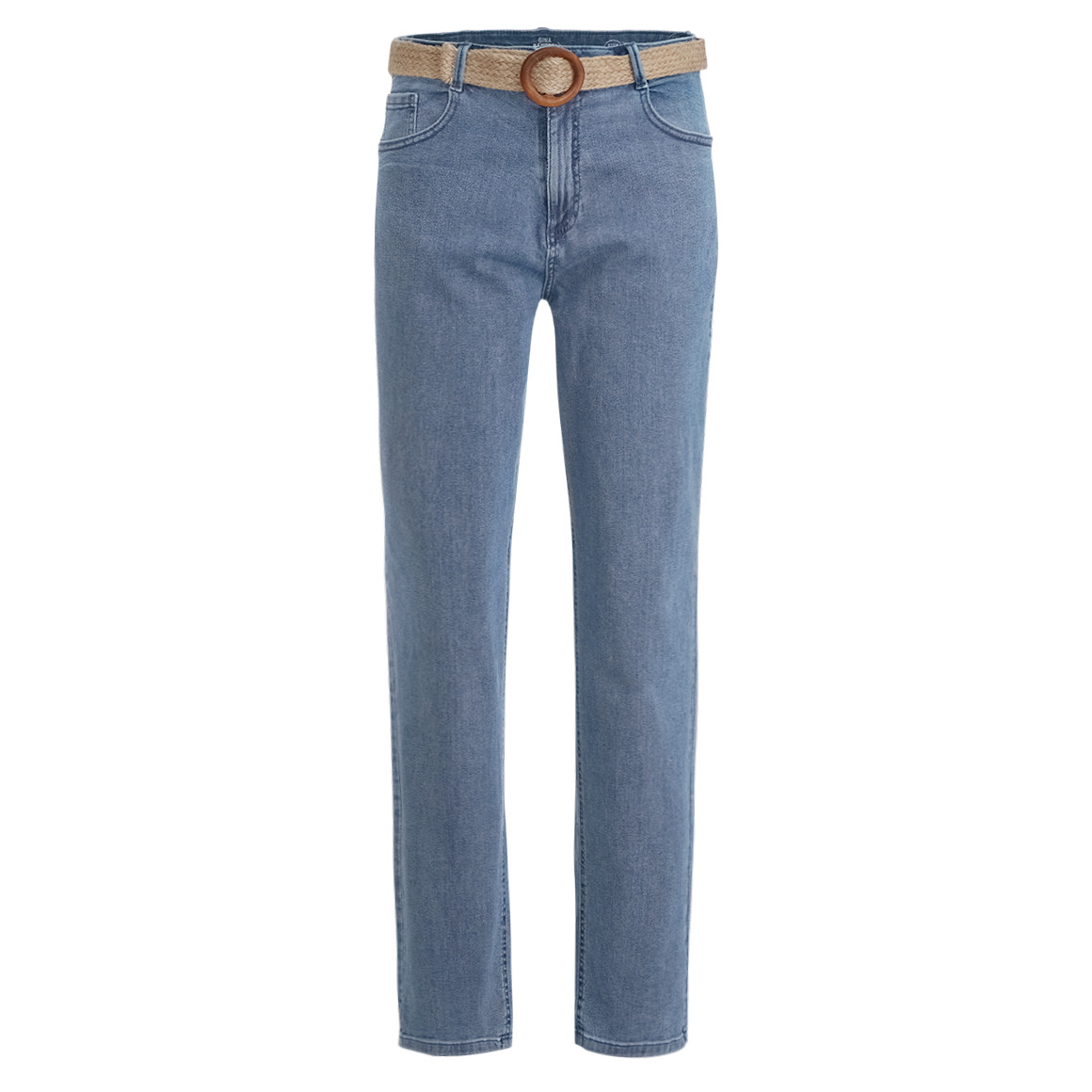 Damen Mom-Jeans mit Bindegürtel Damen Mom-Jeans mit Bindegürtel von Gina Benotti