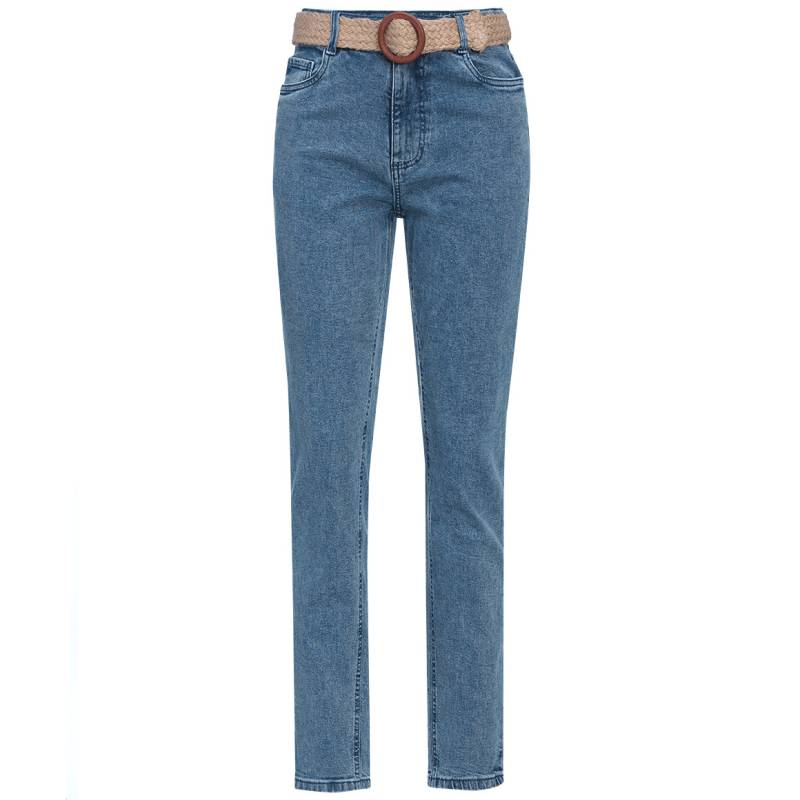 Damen Mom-Jeans mit Bindegürtel Damen Mom-Jeans mit Bindegürtel von Gina Benotti