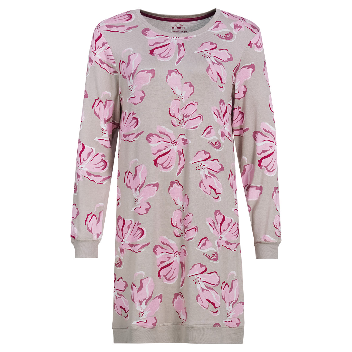 Damen Nachthemd mit Blumen-Allover Damen Nachthemd mit Blumen-Allover von Gina Benotti