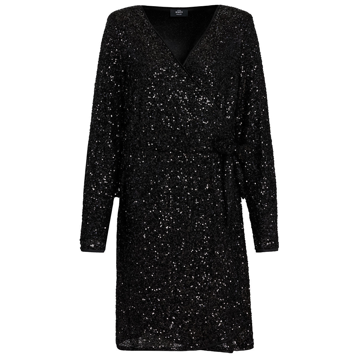 Damen Paillettenkleid in Wickel-Optik Damen Paillettenkleid in Wickel-Optik von Gina Benotti
