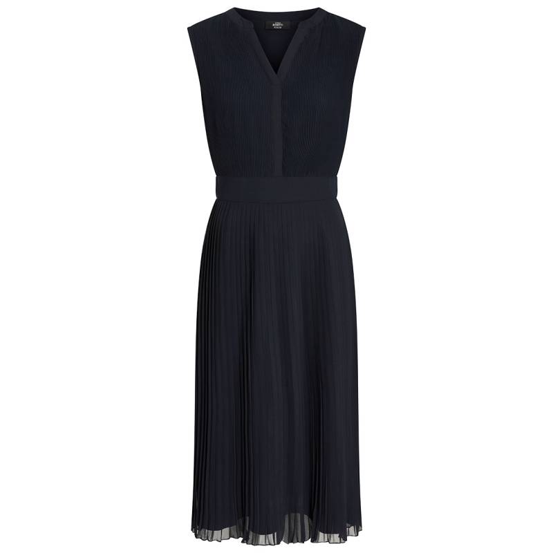 Damen Plissee-Kleid mit kleinem V-Ausschnitt von Gina Benotti