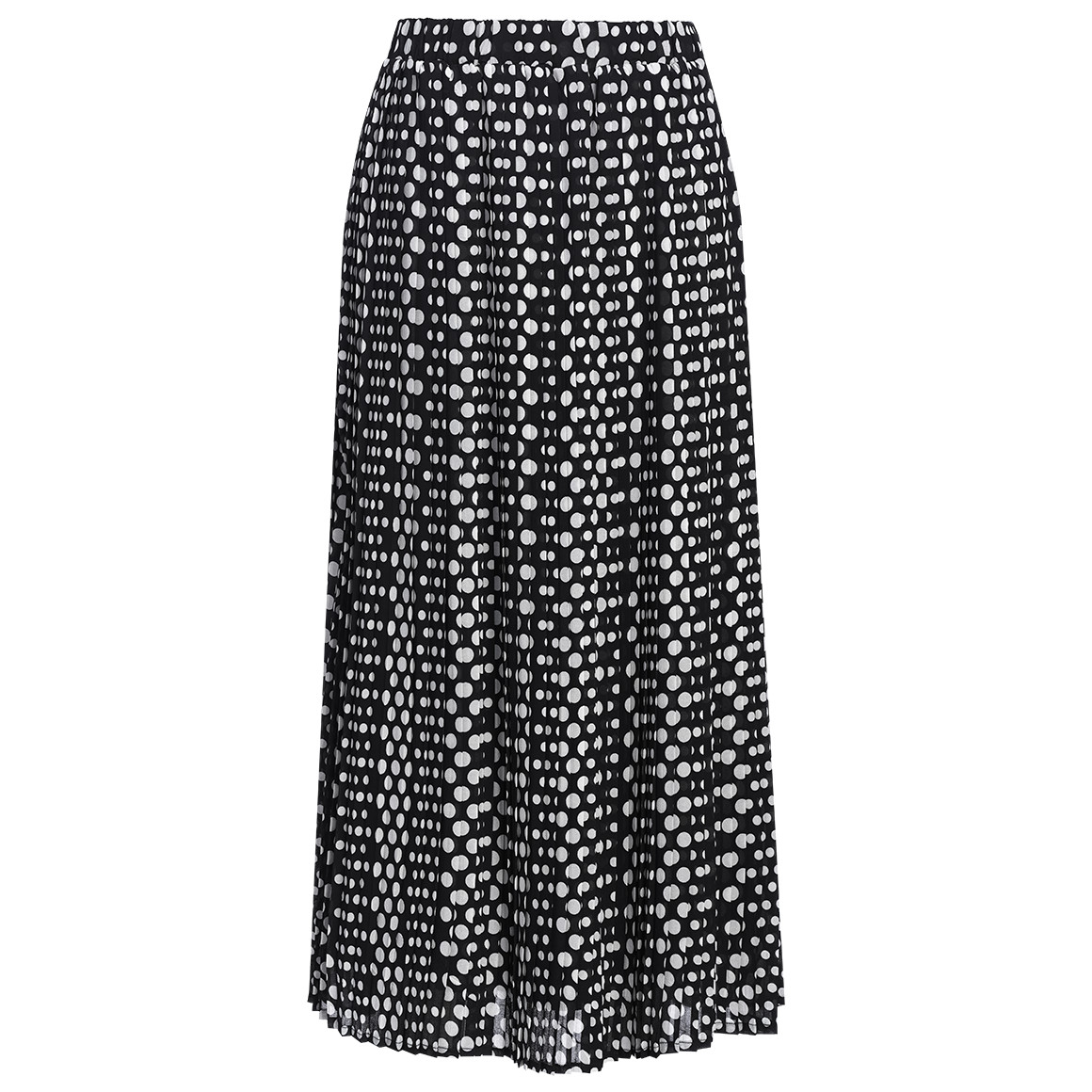 Damen Plissee-Rock mit Punkte-Allover von Gina Benotti