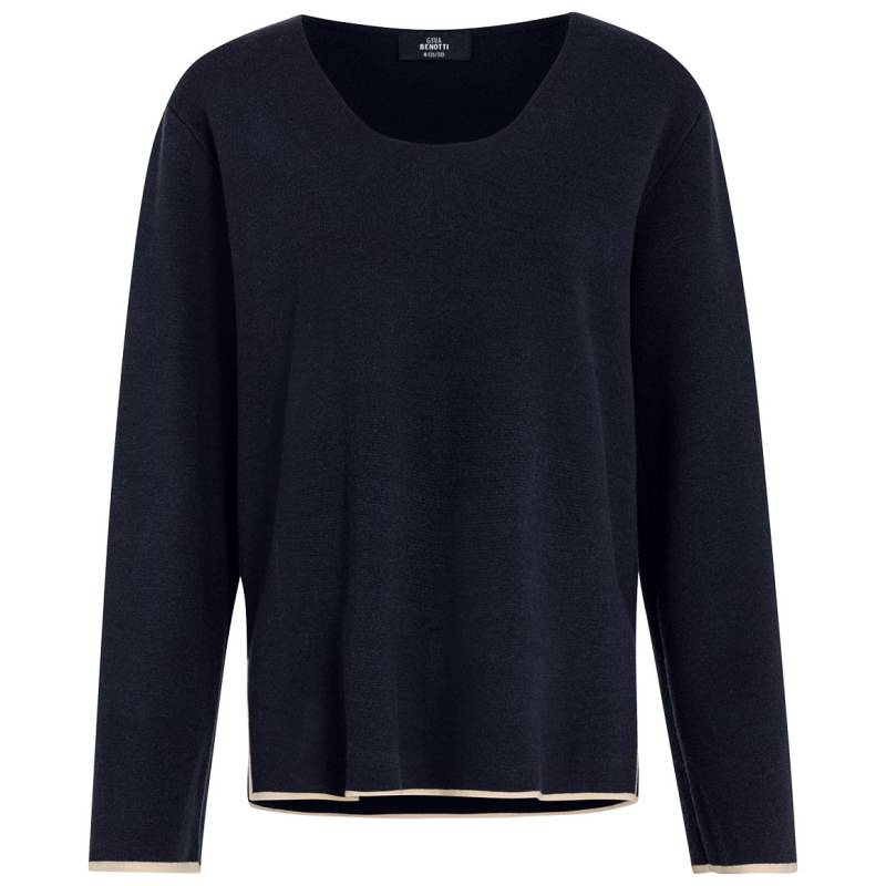 Damen Pullover mit Kontraststreifen von Gina Benotti