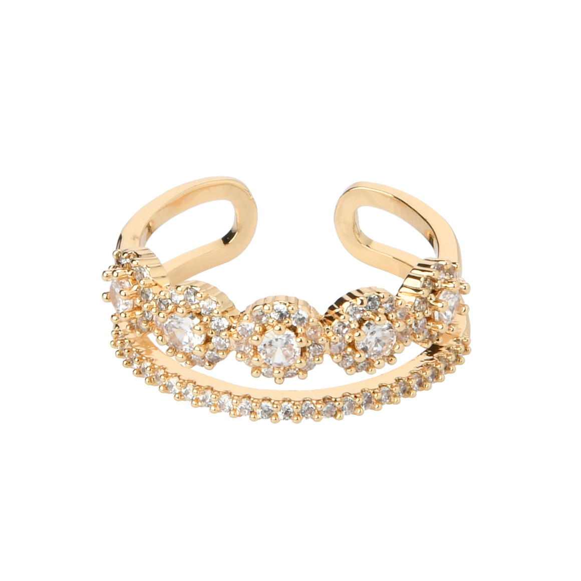 Damen Ring mit Ziersteinen von Gina Benotti