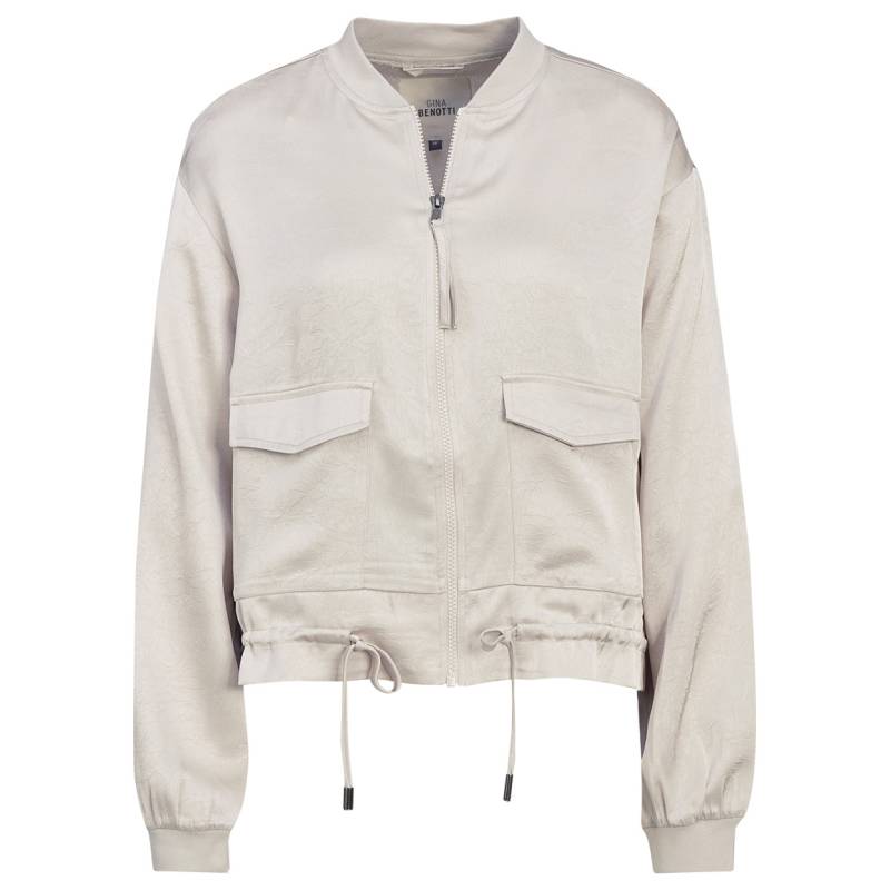 Damen Satin-Jacke mit Reißverschluss Damen Satin-Jacke mit Reißverschluss von Gina Benotti
