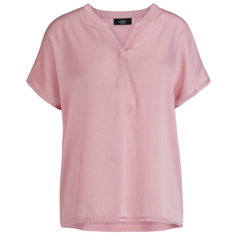 Damen Satin-Shirt mit V-Ausschnitt Damen Satin-Shirt mit V-Ausschnitt von Gina Benotti