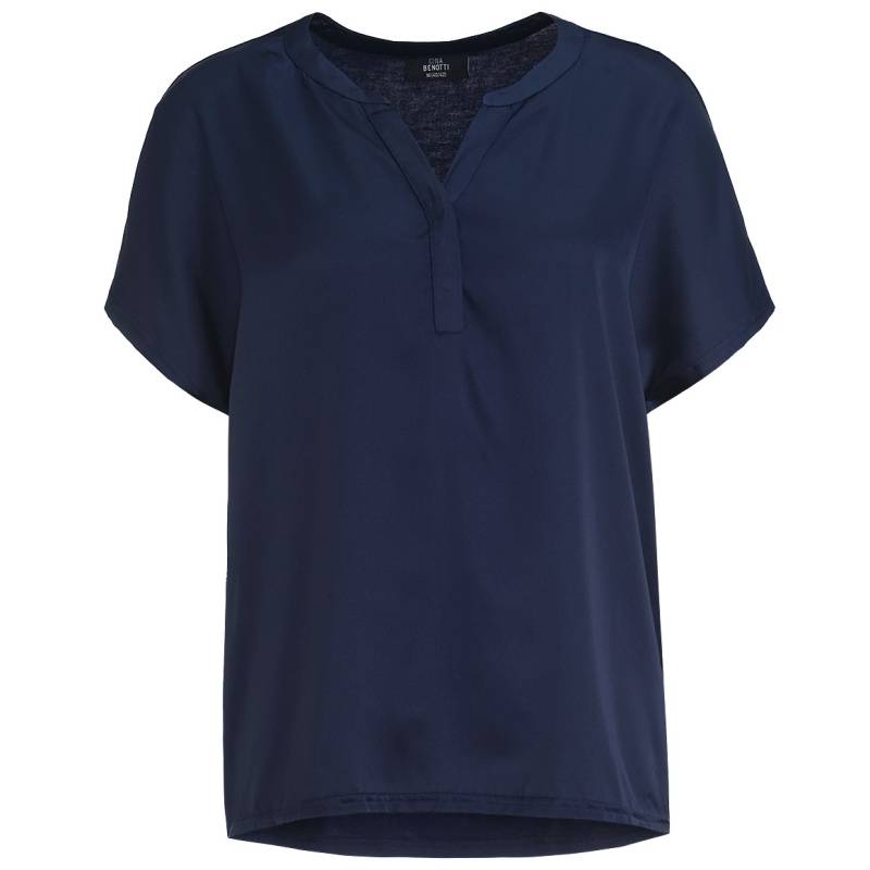 Damen Satin-Shirt mit V-Ausschnitt Damen Satin-Shirt mit V-Ausschnitt von Gina Benotti