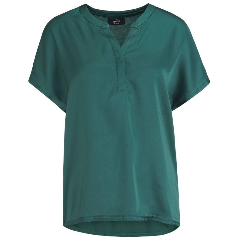 Damen Satin-Shirt mit V-Ausschnitt Damen Satin-Shirt mit V-Ausschnitt von Gina Benotti