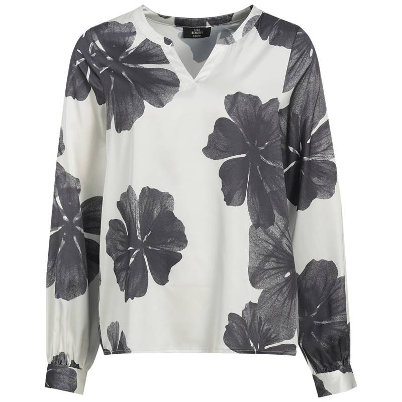 Damen Satinbluse mit Allover-Print Damen Satinbluse mit Allover-Print von Gina Benotti