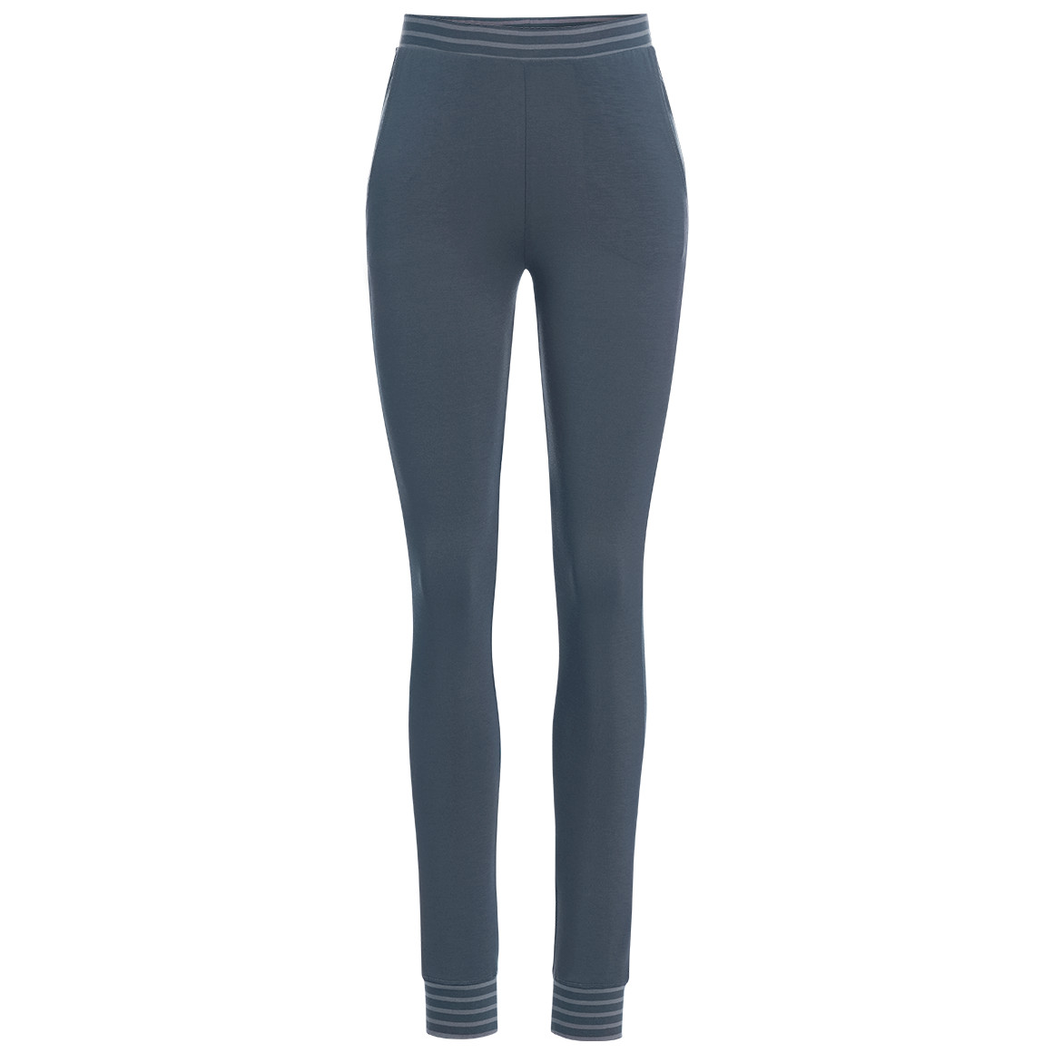 Damen Schlafhose mit gestreiften Abschlüssen Damen Schlafhose mit gestreiften Abschlüssen von Gina Benotti