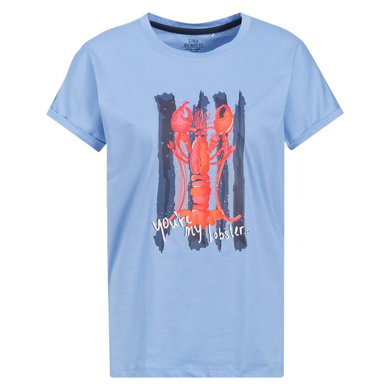 Damen Schlafshirt mit Hummer-Print Damen Schlafshirt mit Hummer-Print von Gina Benotti