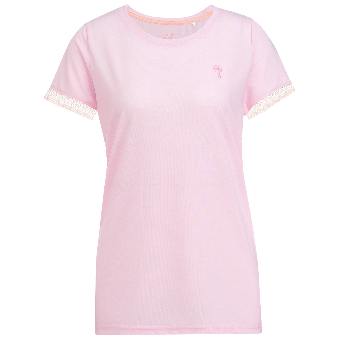 Damen Schlafshirt mit Spitze von Gina Benotti