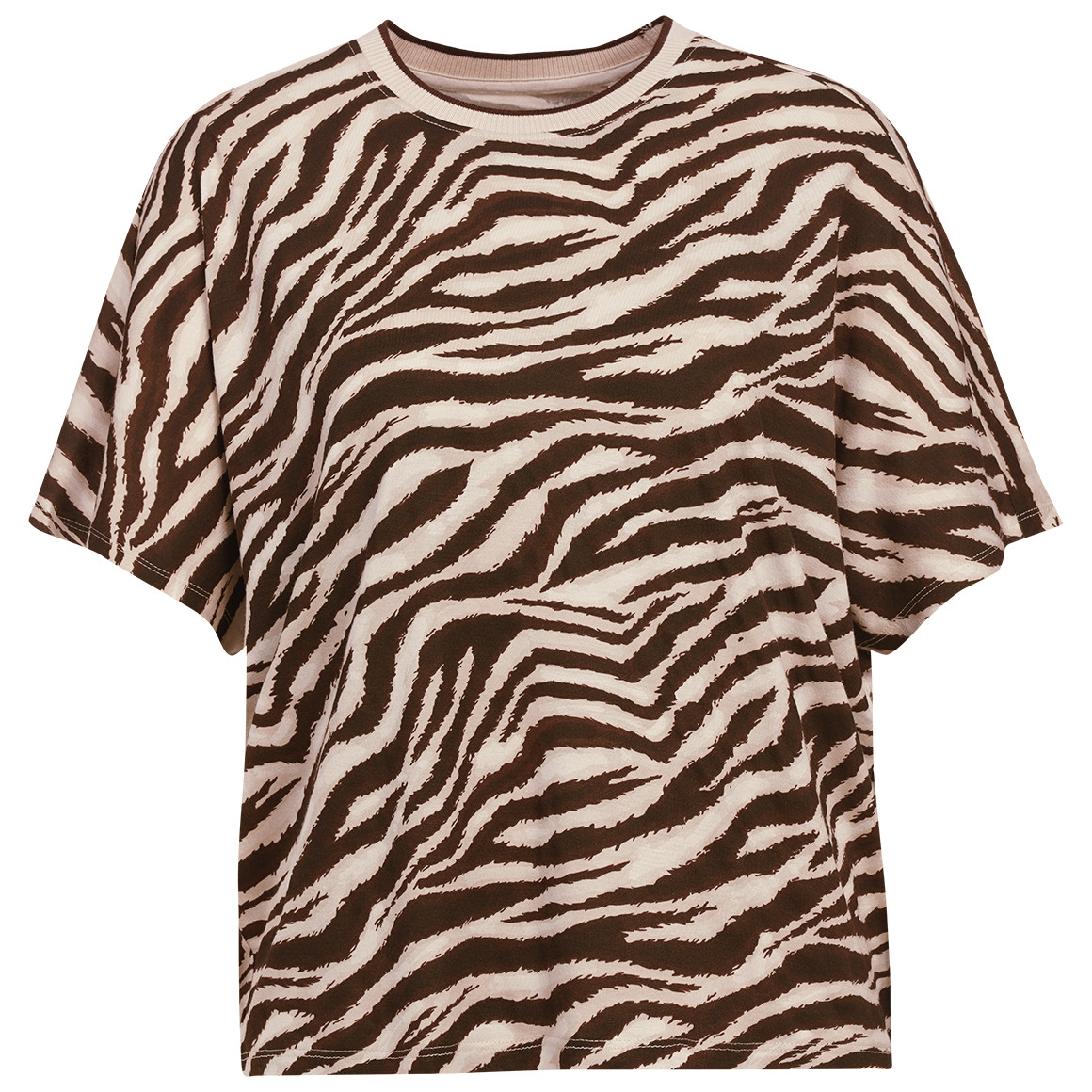 Damen Schlafshirt mit Zebra-Muster Damen Schlafshirt mit Zebra-Muster von Gina Benotti