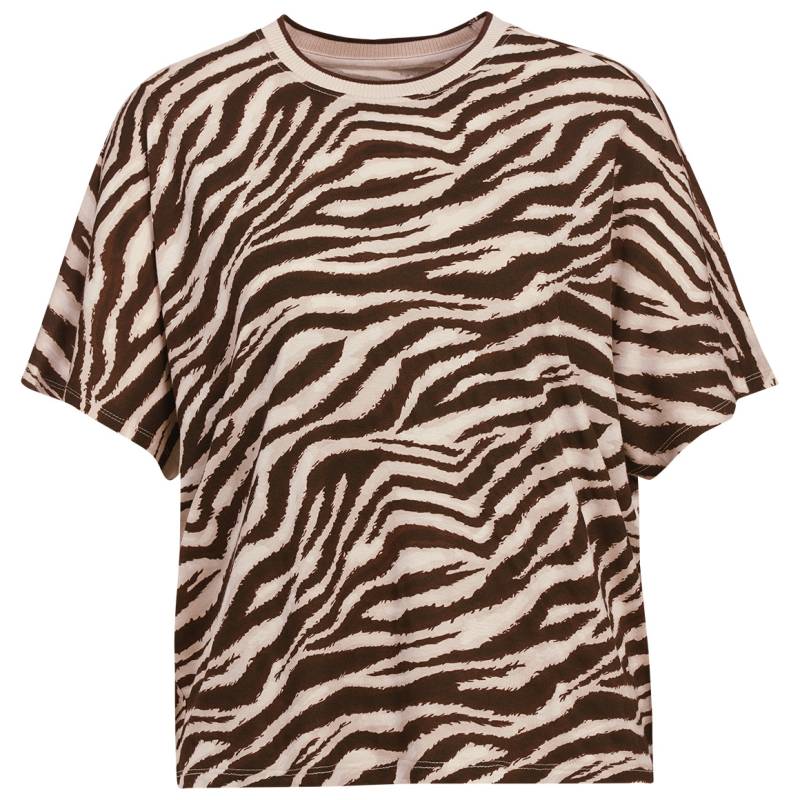 Damen Schlafshirt mit Zebra-Muster Damen Schlafshirt mit Zebra-Muster von Gina Benotti