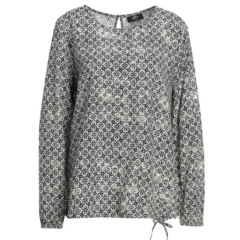 Damen Schlupfbluse mit Allover-Print von Gina Benotti