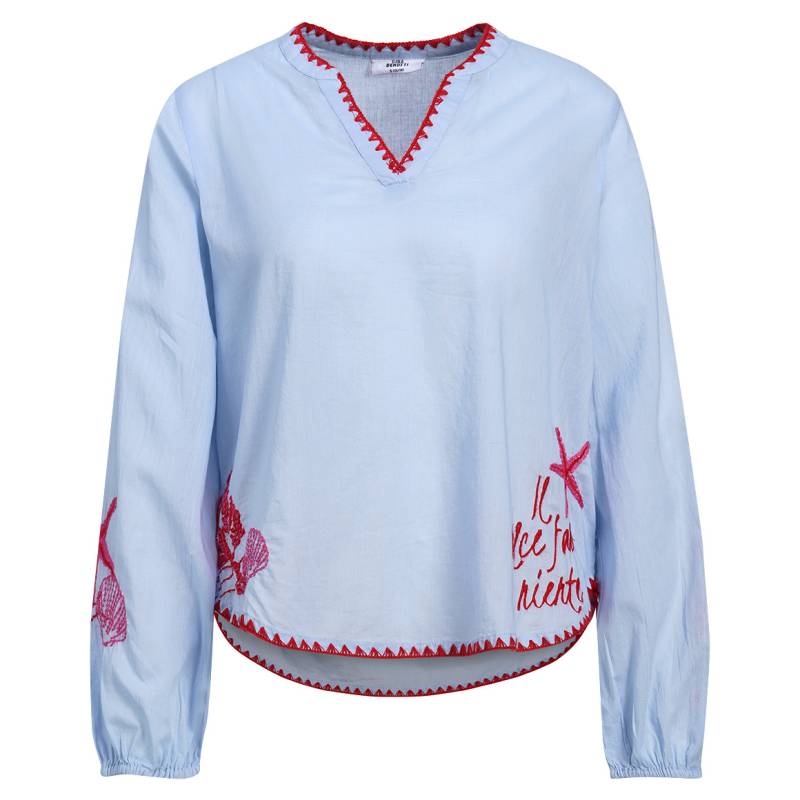 Damen Schlupfbluse mit Stickerei von Gina Benotti