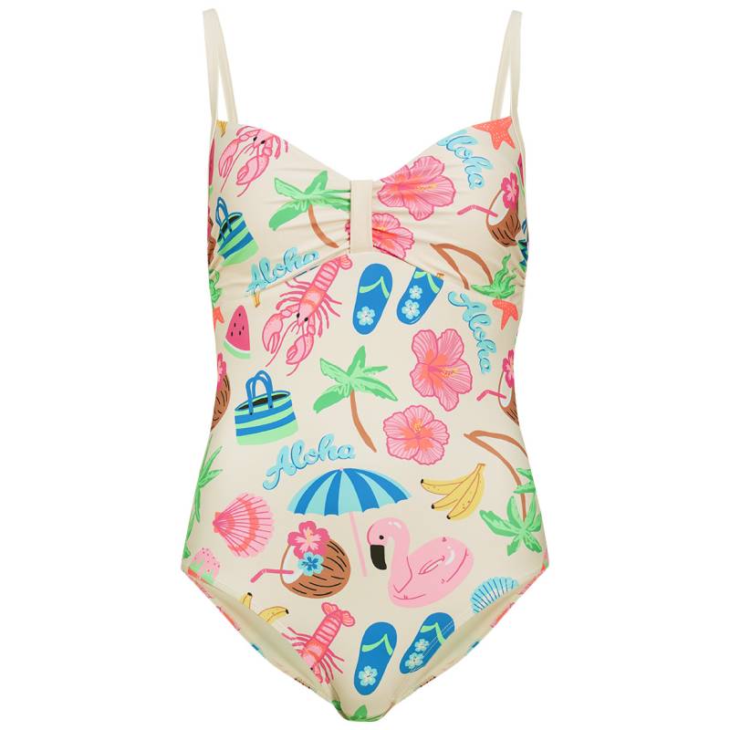 Damen Shape-Badeanzug mit Allover-Print Damen Shape-Badeanzug mit Allover-Print von Gina Benotti