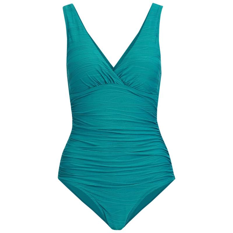 Damen Shape-Badeanzug mit Strukturstreifen von Gina Benotti