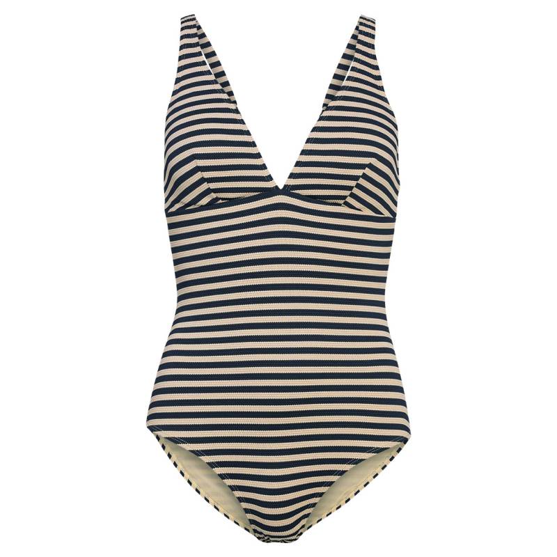 Damen Shape-Badeanzug mit Strukturstreifen von Gina Benotti