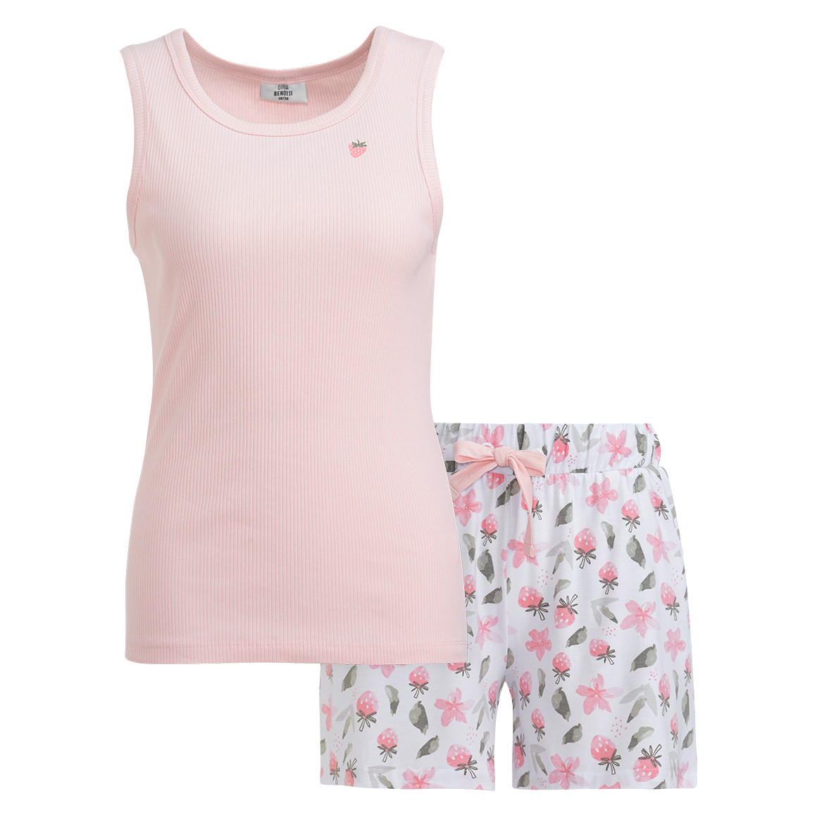 Damen Shorty mit Erdbeer-Print von Gina Benotti