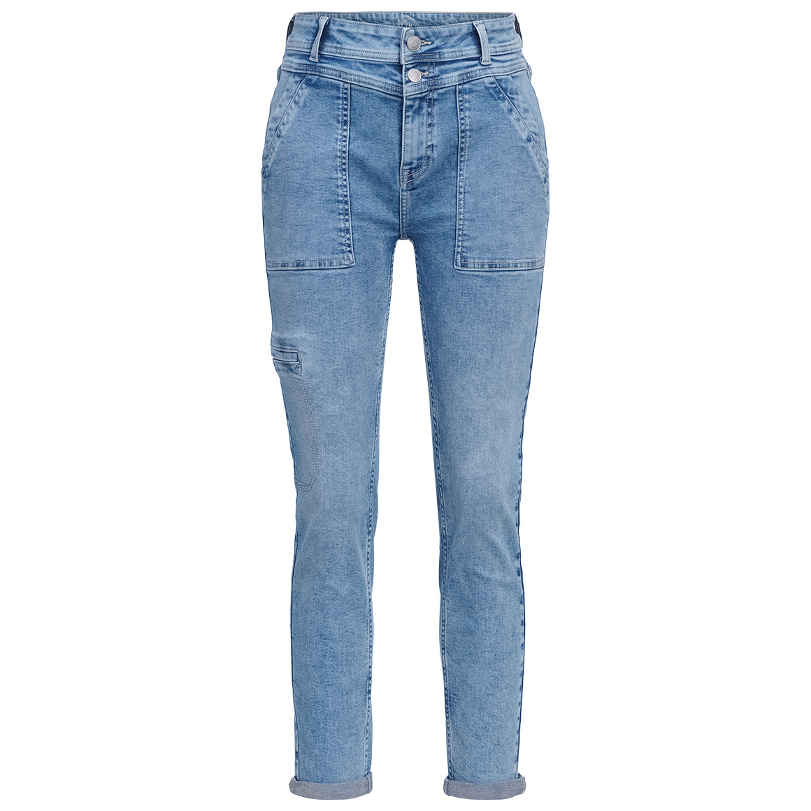 Damen Slim-Jeans mit Used-Waschung Damen Slim-Jeans mit Used-Waschung von Gina Benotti