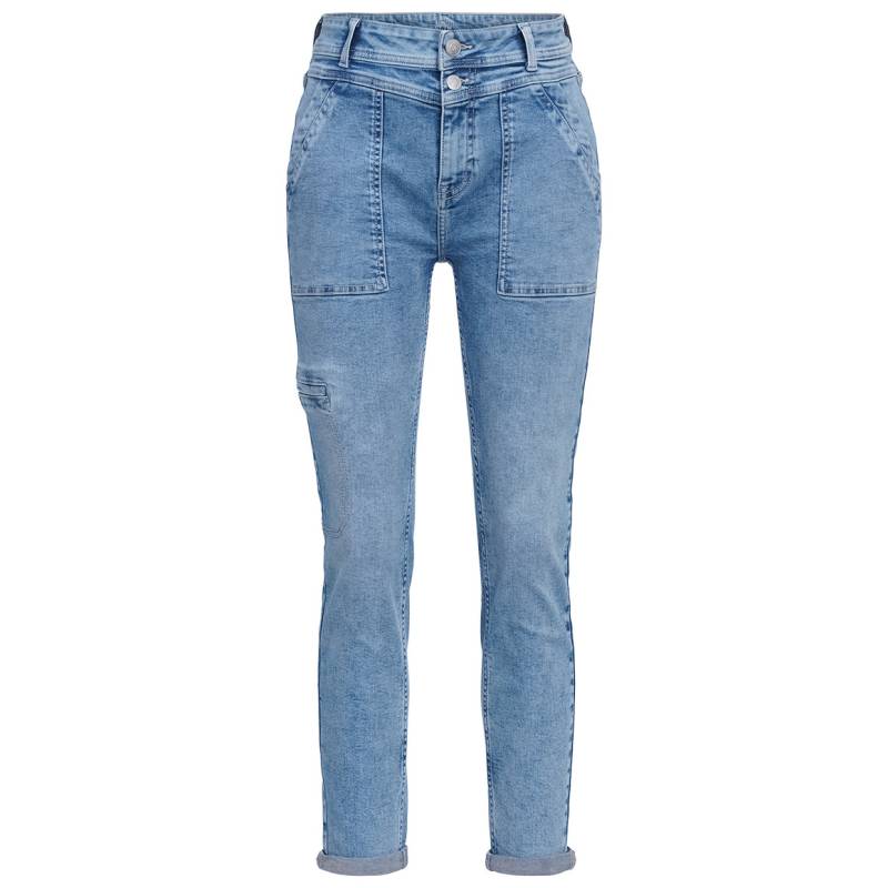 Damen Slim-Jeans mit Used-Waschung von Gina Benotti