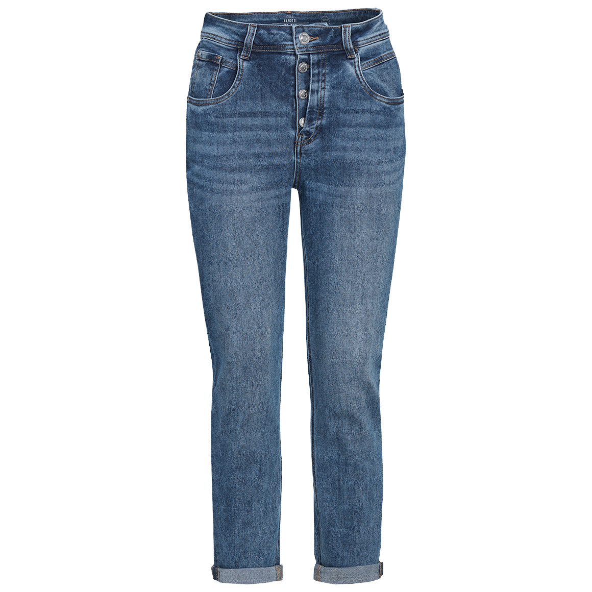Damen Slim-Jeans mit Knöpfen Damen Slim-Jeans mit Knöpfen von Gina Benotti