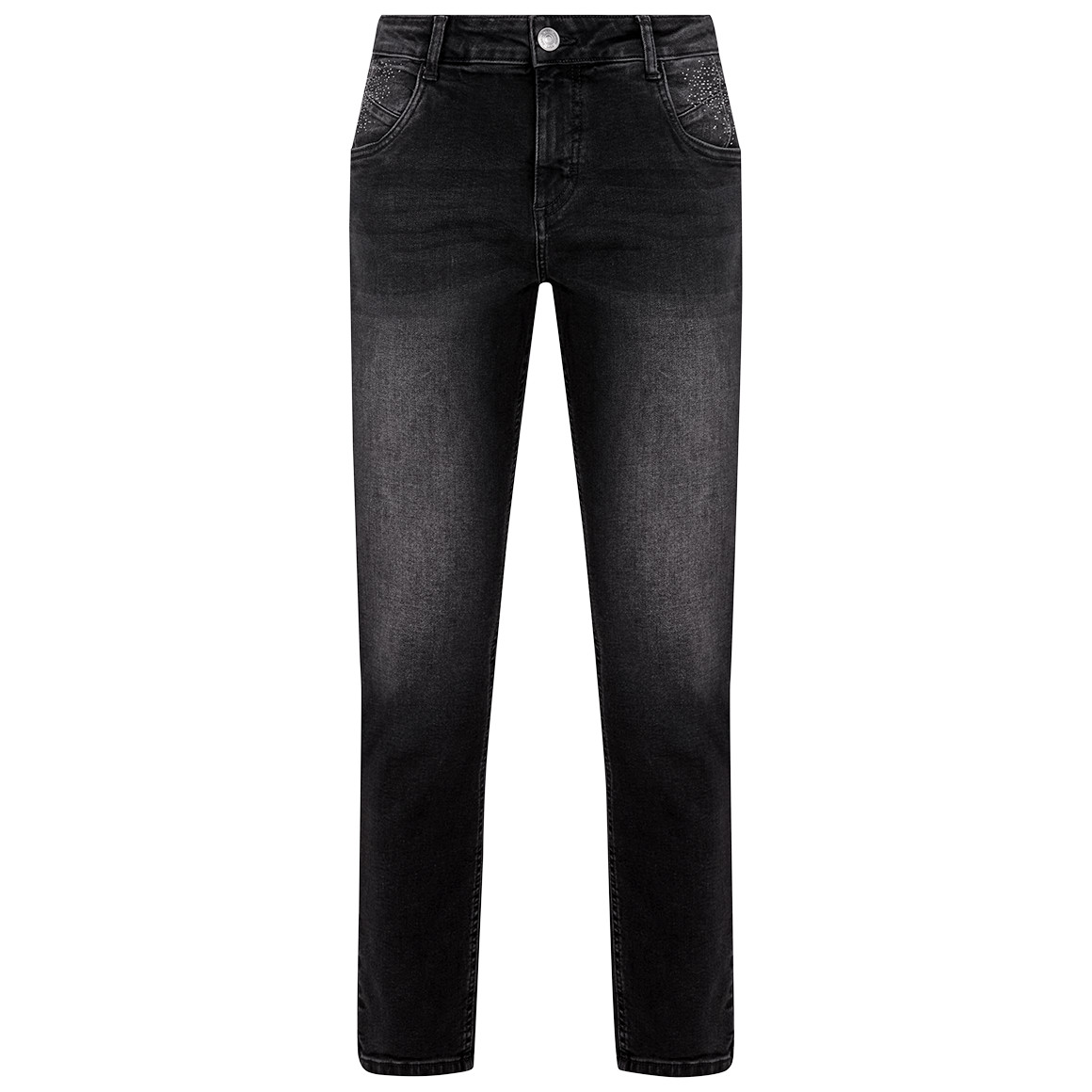 Damen Slim-Jeans mit Used-Waschung von Gina Benotti