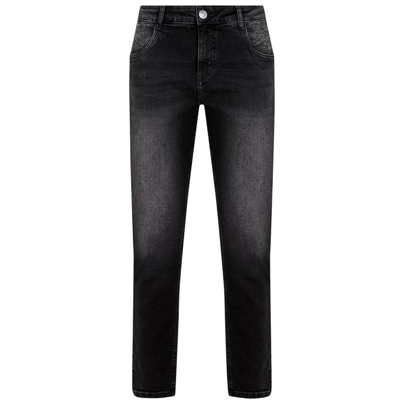 Damen Slim-Jeans mit Used-Waschung Damen Slim-Jeans mit Used-Waschung von Gina Benotti