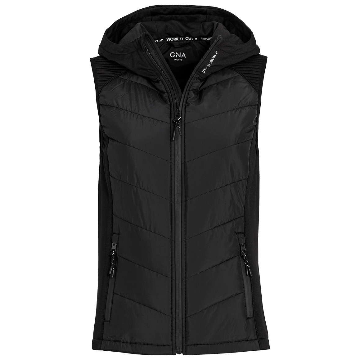 Damen Sport-Weste mit Kapuze Damen Sport-Weste mit Kapuze von Gina Benotti