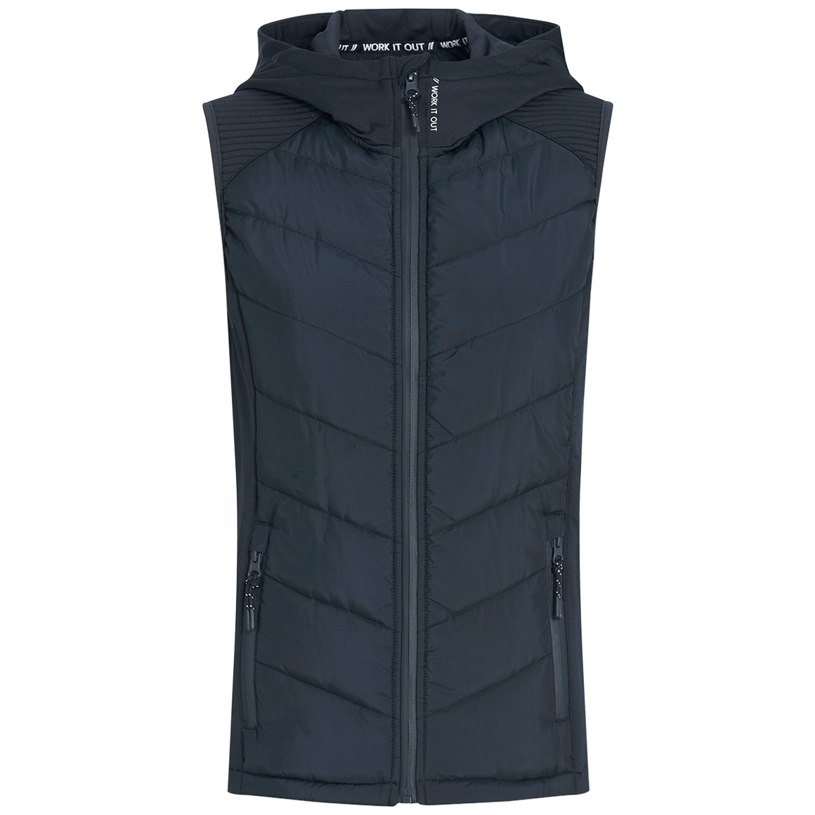 Damen Sport-Weste mit Kapuze Damen Sport-Weste mit Kapuze von Gina Benotti