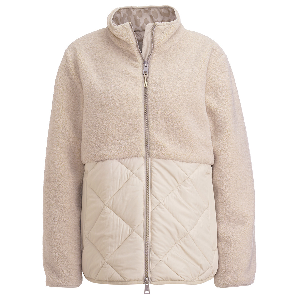 Damen Steppjacke mit Teddyplüsch Damen Steppjacke mit Teddyplüsch von Gina Benotti