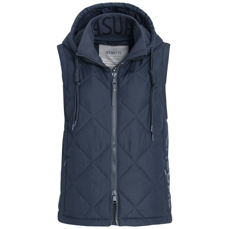 Damen Steppweste mit Schriftzug von Gina Benotti