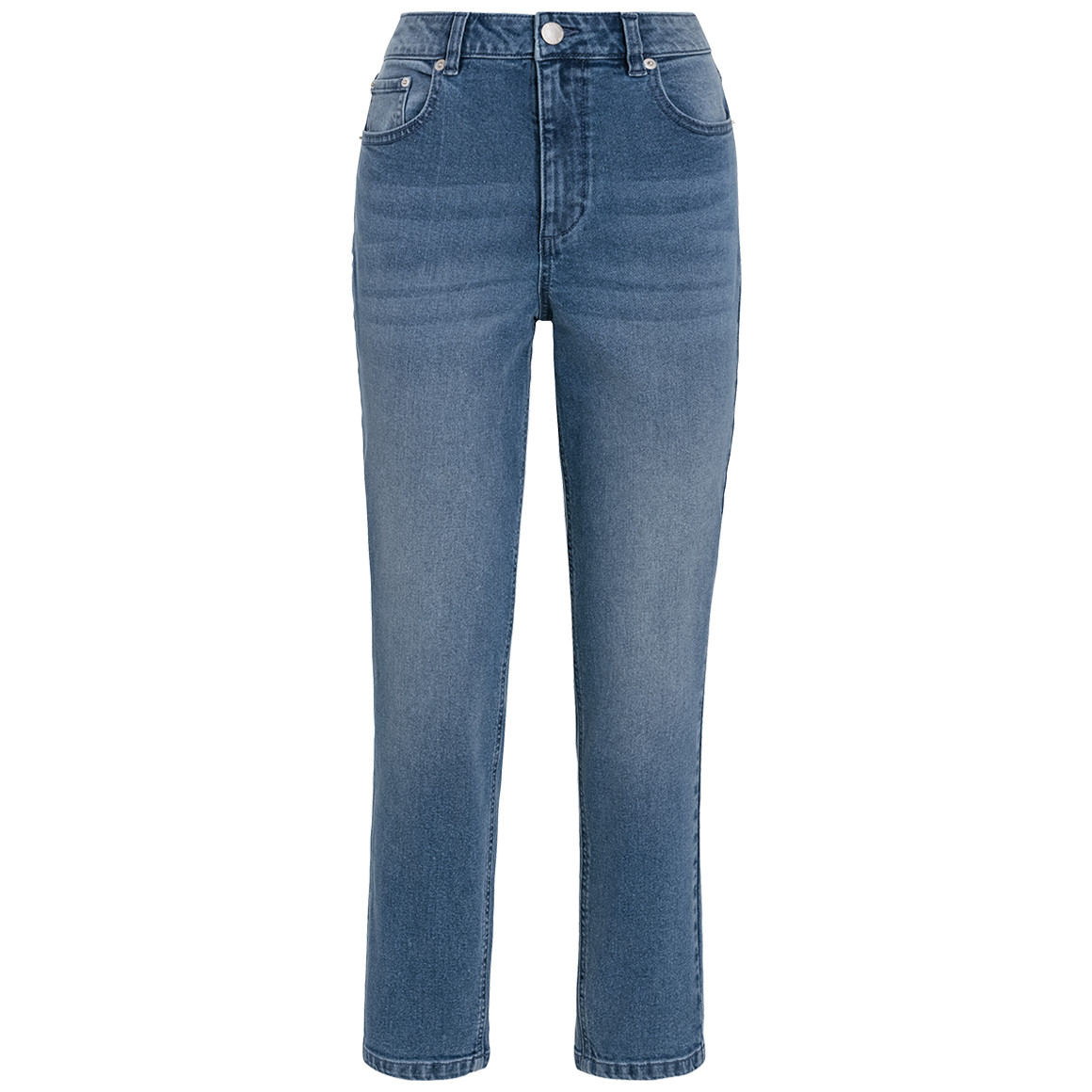 Damen Straight-Jeans im Cropped-Style von Gina Benotti