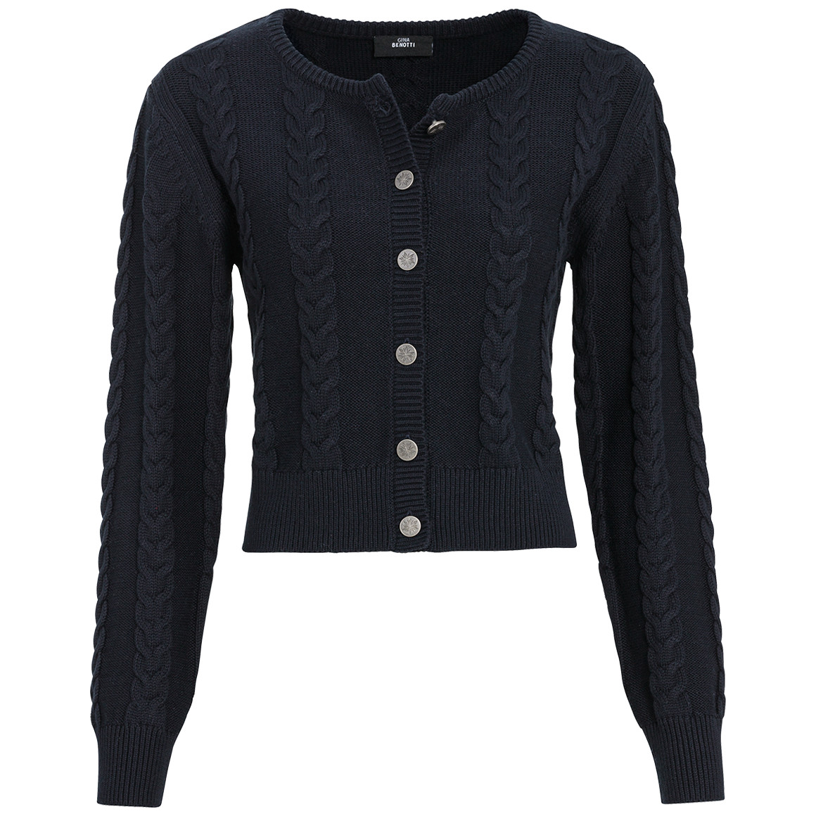 Damen Strickjacke in Flecht-Struktur von Gina Benotti